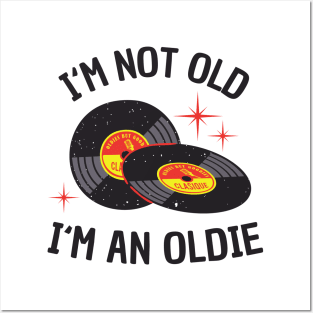 Vinyl Age Oldie Birthday Funny Gift Posters and Art